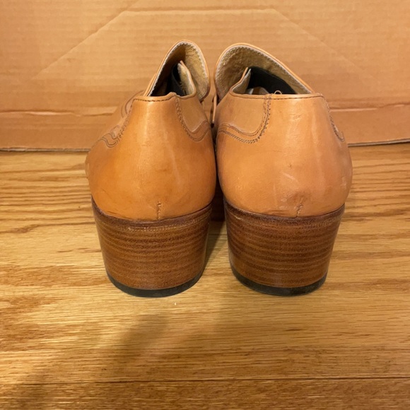 Men’s Cassanova slip ons with heel. Classic genuine hand made Italian leather. - Picture 3 of 4
